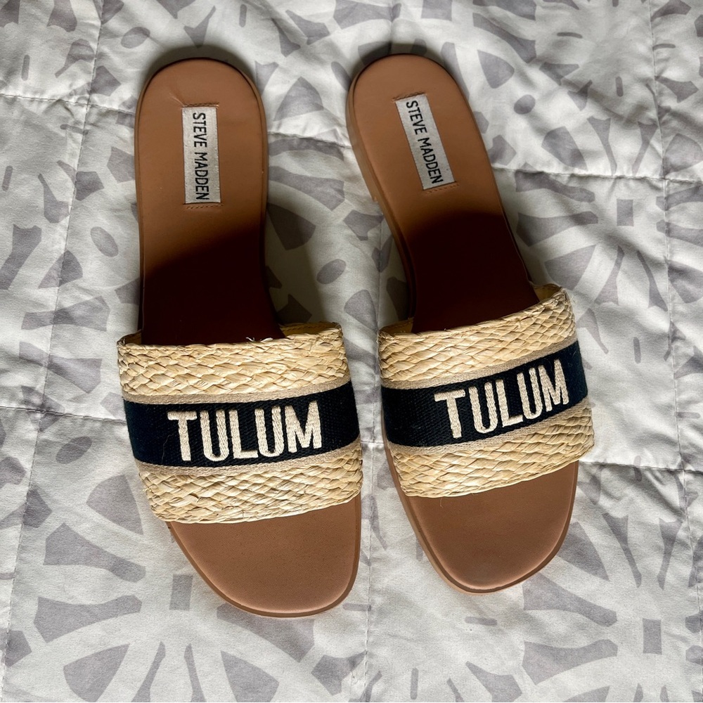 Steve Madden Knox sandals in Tulum size 9 - Picture 4 of 7